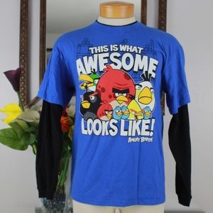 Fifth Sun Angry Birds Long Sleeve Tee - Stylish & Cozy